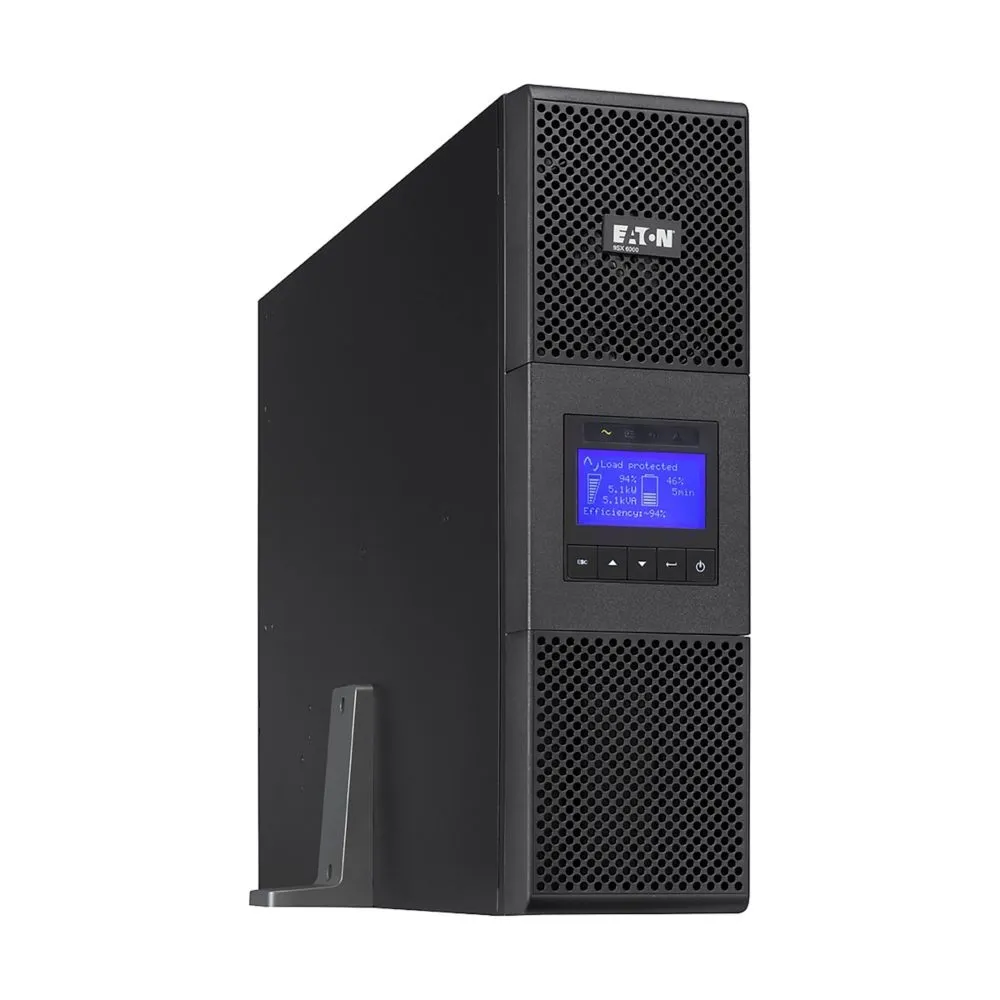 Источник бесперебойного питания Eaton 9SX, 6000VA/5400W, RT3U, LCD, USB, RS232, 8xC13, 2xC19