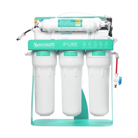 Фільтр зворотного осмосу Ecosoft P’Ure AquaCalcium Mint з помпою на станині (MO675PSMACECO)