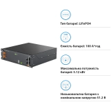 Аккумуляторная батарея Ecosolex RS-R51100A LiFePO4 LV 51,2 В 100 А·ч 5,12 кВт·ч (RS-R51100A) Фото - 2