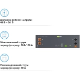 Аккумуляторная батарея Ecosolex RS-R51100A LiFePO4 LV 51,2 В 100 А·ч 5,12 кВт·ч (RS-R51100A) Фото - 3