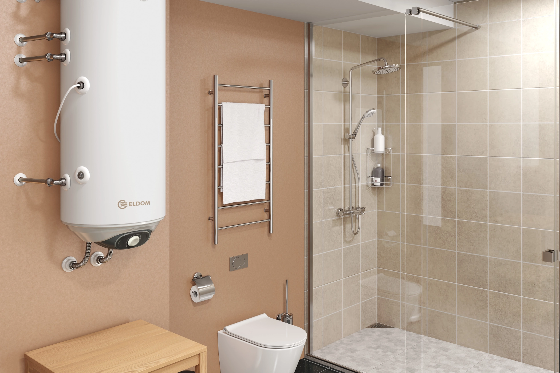 Водонагрівач комбінований Eldom Green Line 150   WV15046S2L Фото - 1