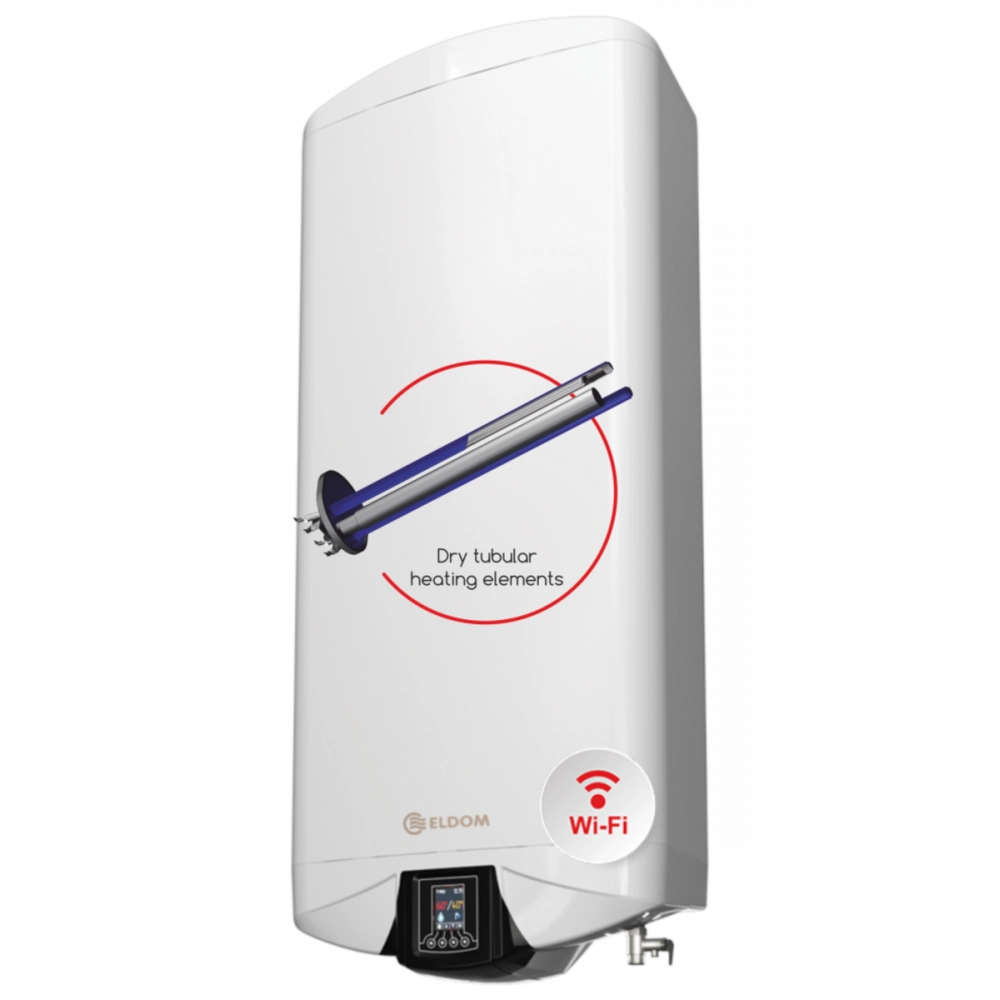 Водонагрівач електричний Eldom GALANT DRY 80  3x 1000 W  DV080DW-W ELDOM Фото - 2
