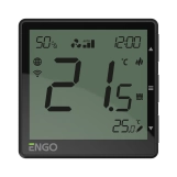 Термостат фанкойла ENGO, WIFI, 230V, черный (EFAN-230B)