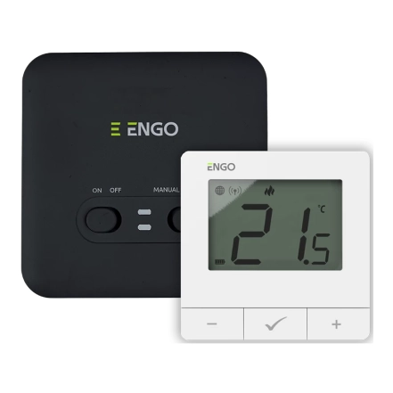 Интернет терморегулятор беспроводной ENGO, Wi-Fi, белый (E20i-W)