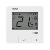 Програмований інтернет терморегулятор ENGO ZigBee/868 МГц, 230 В, білий (E40-230W)