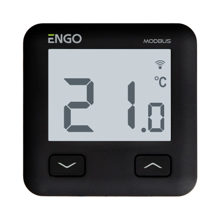 Интернет термостат ENGO MODBUS, Wi-Fi, черный (E10-MBUSB)