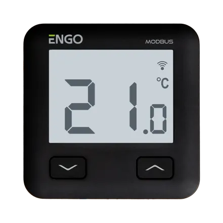 Интернет термостат ENGO MODBUS, Wi-Fi, черный (E10-MBUSB)