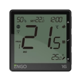 Умный терморегулятор ENGO EONE-16B с Wi-Fi и реле 16 А, 230 В (черный)