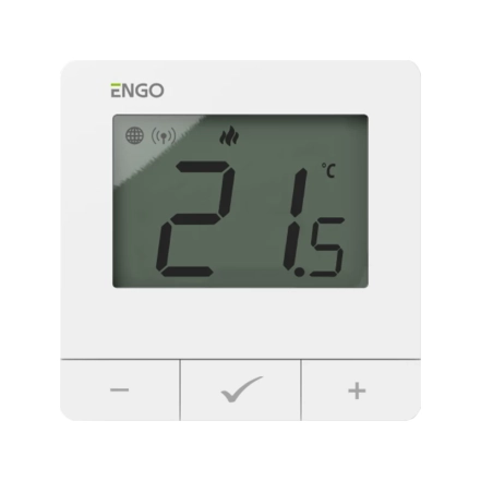 Интернет терморегулятор ENGO ZigBee/868 МГц, 230 В, белый (E25-230W)