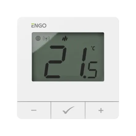 Интернет терморегулятор ENGO ZigBee/868 МГц, 230 В, белый (E25-230W)