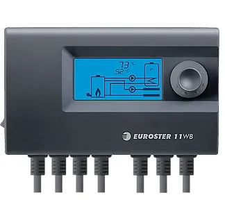 Контролер для твердопаливних котлів з баком ГВП EUROSTER 11WB