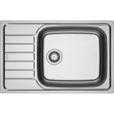 Мийка кухонна Franke Spark, нержавіюча сталь, SKL 611-78 XL,  декор (101.0716.716)