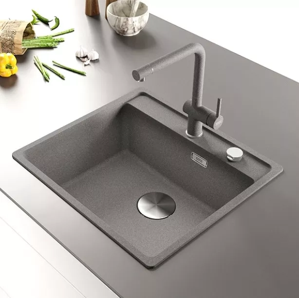 Мойка кухонная Franke Maris MRG 610-52 TL врезной монтаж, черный матовый (114.0668.819) Фото - 3