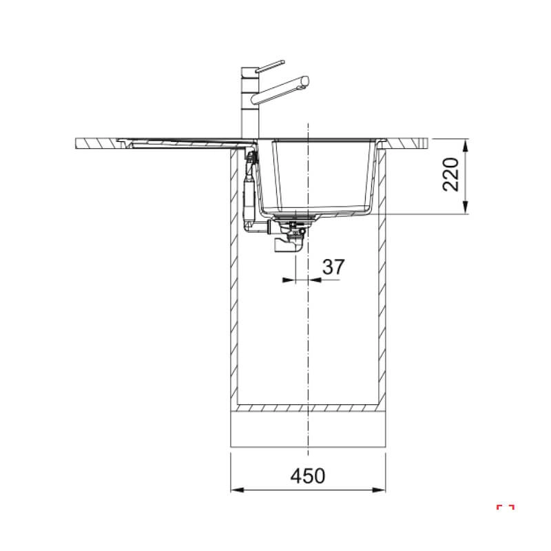 Мойка кухонная Franke Urban UBG 611-78, черный матовый (114.0699.234) Фото - 2