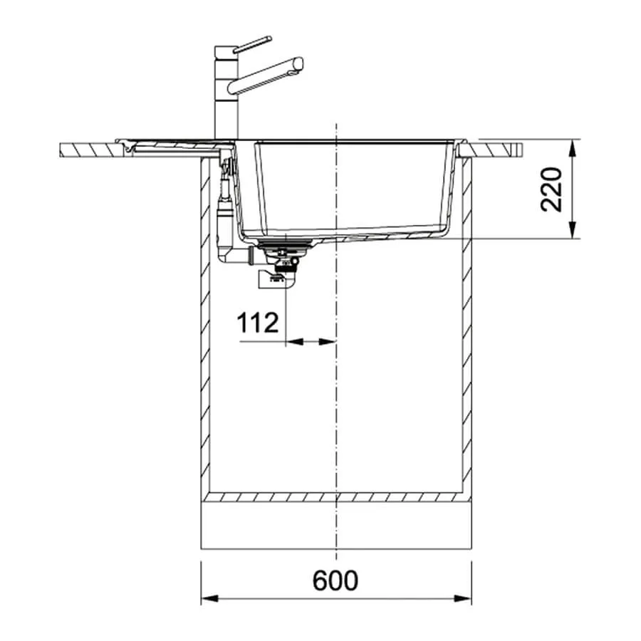 Мийка кухонна Franke Urban UBG 611-78 XL , онікс (114.0701.799) Фото - 2