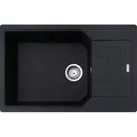 Мойка кухонная Franke Urban UBG 611-78 XL, черный матовый, клипсы (114.0701.803)