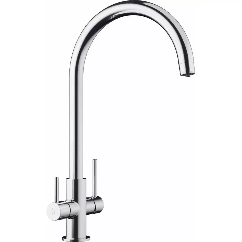 Змішувач для кухні Franke Lina Clear Water з підключенням до фільтра води, хром (120.0703.742)