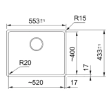 Мойка кухонная Franke Maris MRG 110-52, черный матовый (+вентиль) (125.0699.228) Фото - 1