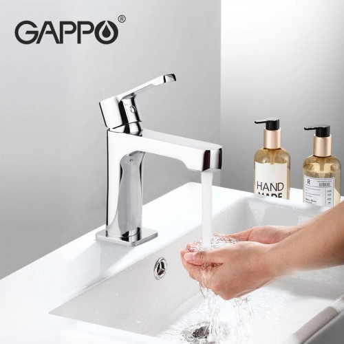 Смеситель для умывальника GAPPO G1002-2, хром Фото - 1
