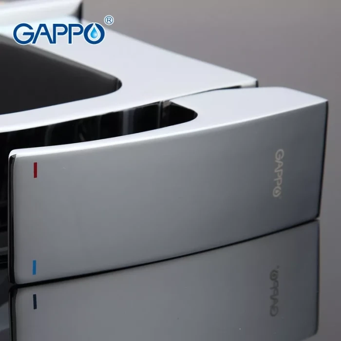 Змішувач для умивальника GAPPO G1007-1, хром Фото - 3