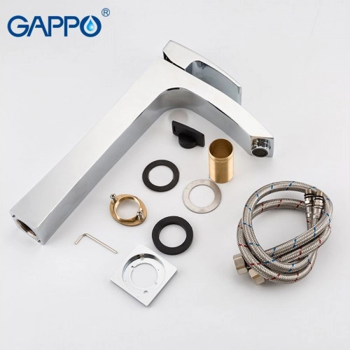 Змішувач для умивальника GAPPO G1007-11, хром Фото - 3