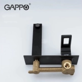 Смеситель для умывальника GAPPO G1017-16, черный Фото - 2