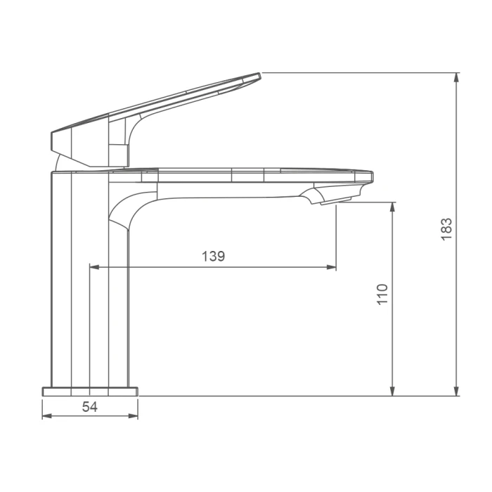 Смеситель для раковины GAPPO G1028-9, графит Фото - 4
