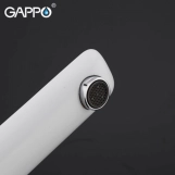 Змішувач для умивальника GAPPO G1048-2, білий/хром Фото - 3