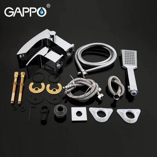 Змішувач для ванни на борт GAPPO G1107, хром Фото - 4