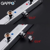 Смеситель для душа GAPPO G2091 термостат, хром Фото - 3