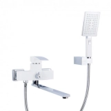Смеситель для ванны GAPPO G2207-7, белый/хром