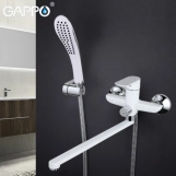 Змішувач для ванни GAPPO G2248, білий/хром Фото - 2