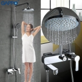 Душевая система GAPPO G2402, излив - переключатель на лейку, хром Фото - 2
