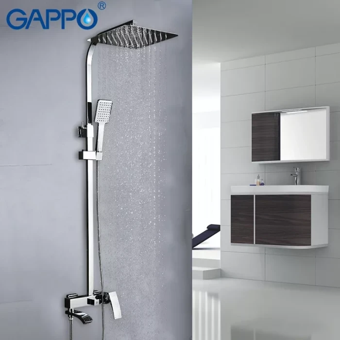 Душевая система GAPPO G2407, излив - переключатель на лейку, хром Фото - 1
