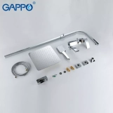 Душевая система GAPPO G2407, излив - переключатель на лейку, хром Фото - 6