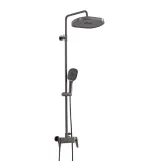 Душевая система GAPPO G2410-9 с верхним душем и изливом, графит