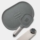 Душевая система GAPPO G2410-9 с верхним душем и изливом, графит Фото - 3
