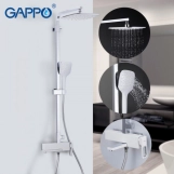 Душевая система GAPPO G2417-8, излив - переключатель на лейку, белый/хром Фото - 2