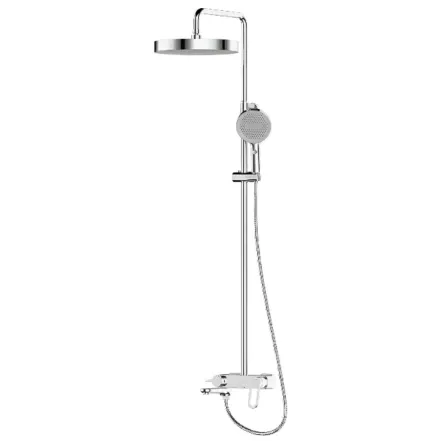 Душевая система GAPPO G2427 с верхним душем и изливом, хром