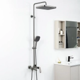 Душевая система GAPPO G2428-9 с верхним душем и изливом, графит Фото - 1