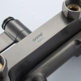 Душевая система GAPPO G2428-9 с верхним душем и изливом, графит Фото - 8