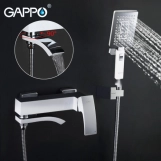 Змішувач для ванни GAPPO G3207-8, білий/хром Фото - 1