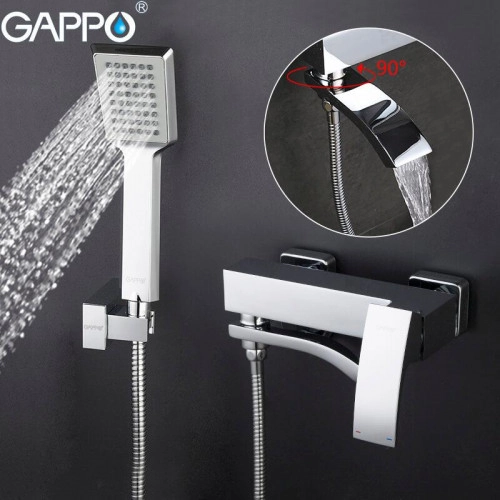 Смеситель для ванны GAPPO G3207, хром Фото - 3
