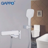 Змішувач для ванни GAPPO G3217-8, білий/хром Фото - 2