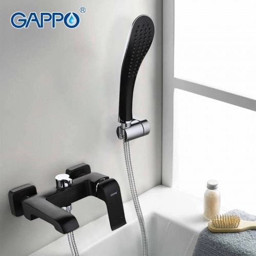 Змішувач для ванни GAPPO G3250, чорний Фото - 3