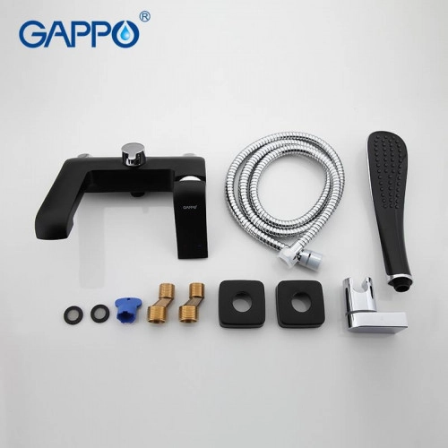 Змішувач для ванни GAPPO G3250, чорний Фото - 4
