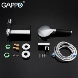 Змішувач для ванни GAPPO G3281, чорний хром Фото - 2