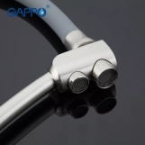 Смеситель для кухни на две воды GAPPO G4398 с гибким изливом, серый/сатин Фото - 3