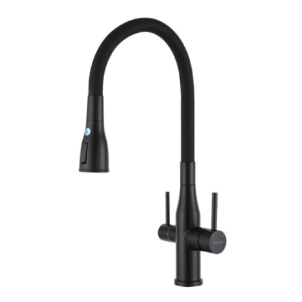 Смеситель для кухни GAPPO G4399-66 под осмос, черный