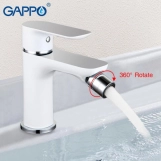 Змішувач для біде GAPPO G5048, білий/хром Фото - 2